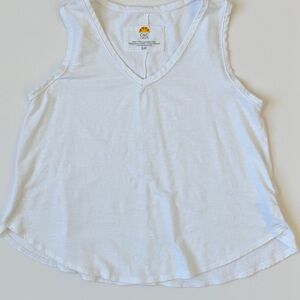 C&C California white V-Neck Tank Top